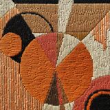 Grande tapisserie originale cinétique OPart. France, années 70