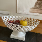 Old white porcelain fruit cup
