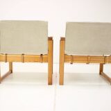 Set of Two Scandinavian Safari Armchairs by Karin Mobring, 1980s