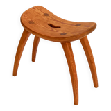 Torsten Claesson stool, pine, suede 1950.