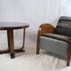 Fauteuil & table basse mid-century sur mesure