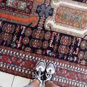 Vintage Armenian carpet Yerevan handmade 169cm x 269cm 1960s