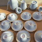 Service à thé en porcelaine de Sologne