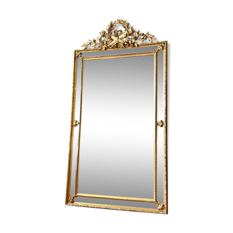 Old mirror with parcloses XIXth