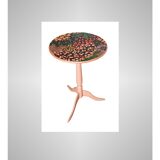 Old redesigned pedestal table