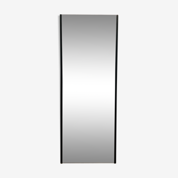 Miroir scandinave en teck noir 122 cm x 46 cm