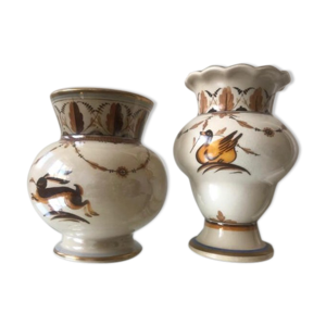 Ensemble de 2 vases Art