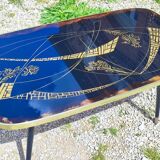 Table basse vintage pieds compas