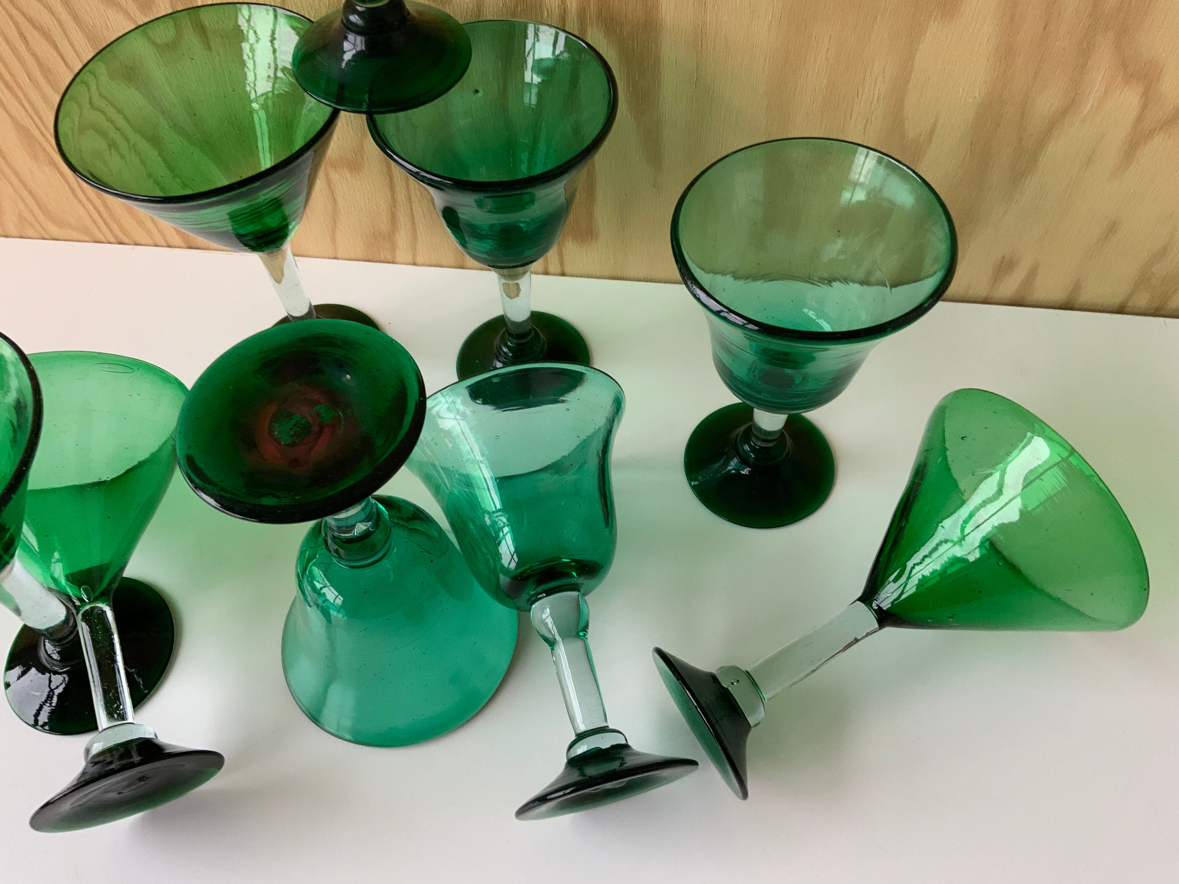 Vintage foot glasses