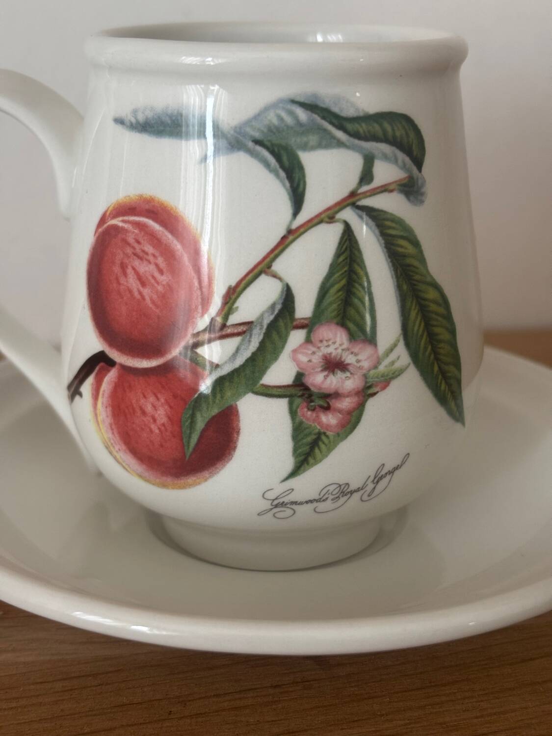 Ensemble de 3 tasses et soucoupes Portmeirion Pomona