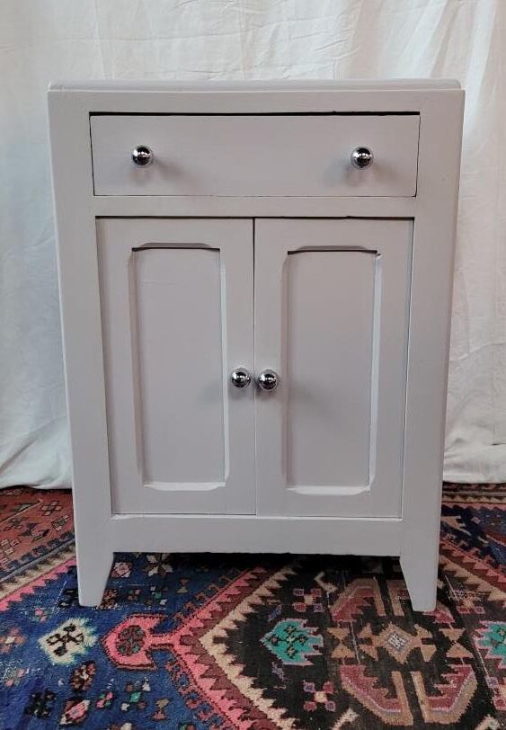 Parisian buffet, 50s, painted in gray