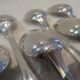 11 silver-plated dessert spoons by Christofle Vendome, 17cm