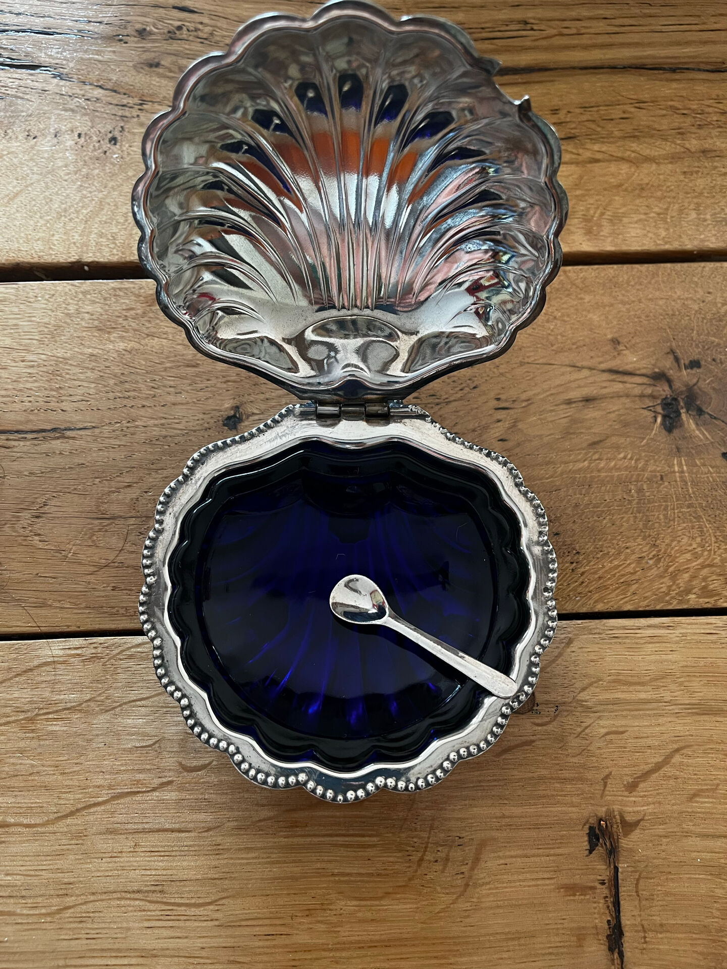 Shell butter dish