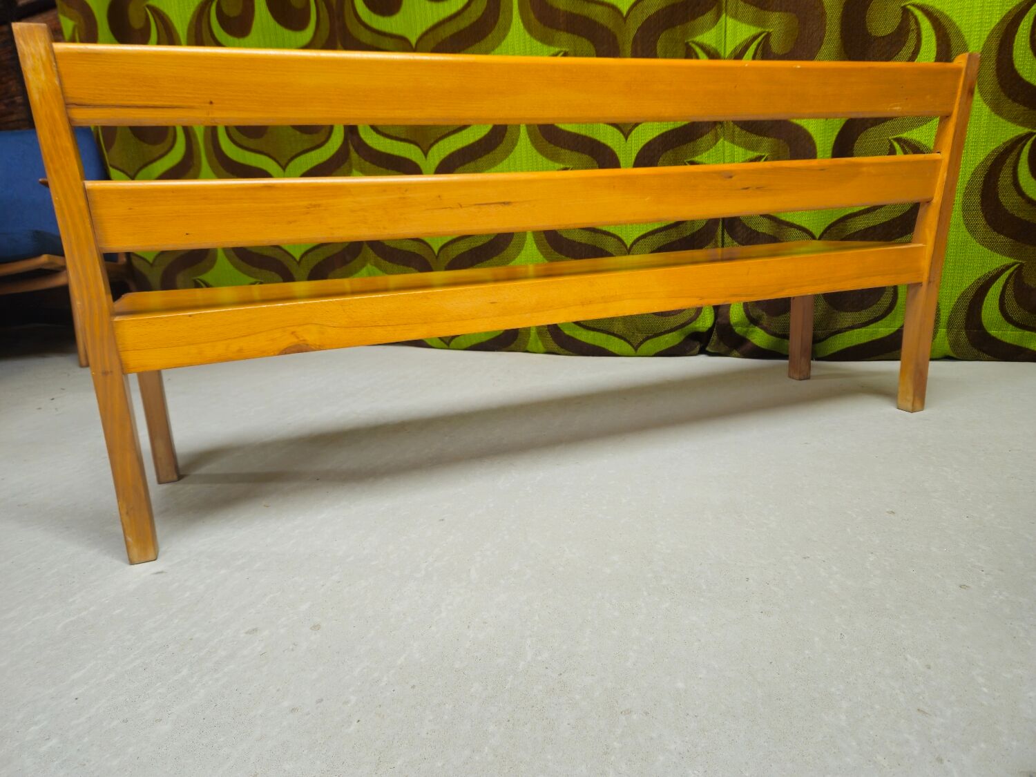 Vintage 1970s children's school bench