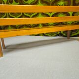 Vintage 1970s children's school bench