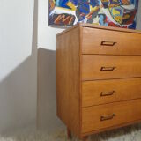 Chest of drawers vintage from the 60s in light wood