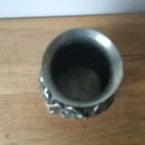 Tin vase signed L Rozay