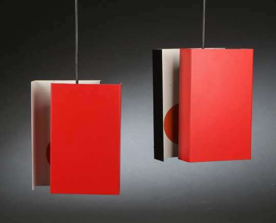 Nippon lamps, designed by Simon P Henningsen, for LYFA in 1970.