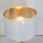 Lampe de table dorée Régence par Giulia Mangani, années 1970