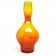 Bottle 'Bączek', mid-century modern, glass, designed by Z. Horbowy, Poland, 1970s