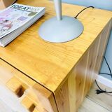 Pair of pine chests of drawers, circa 1970.