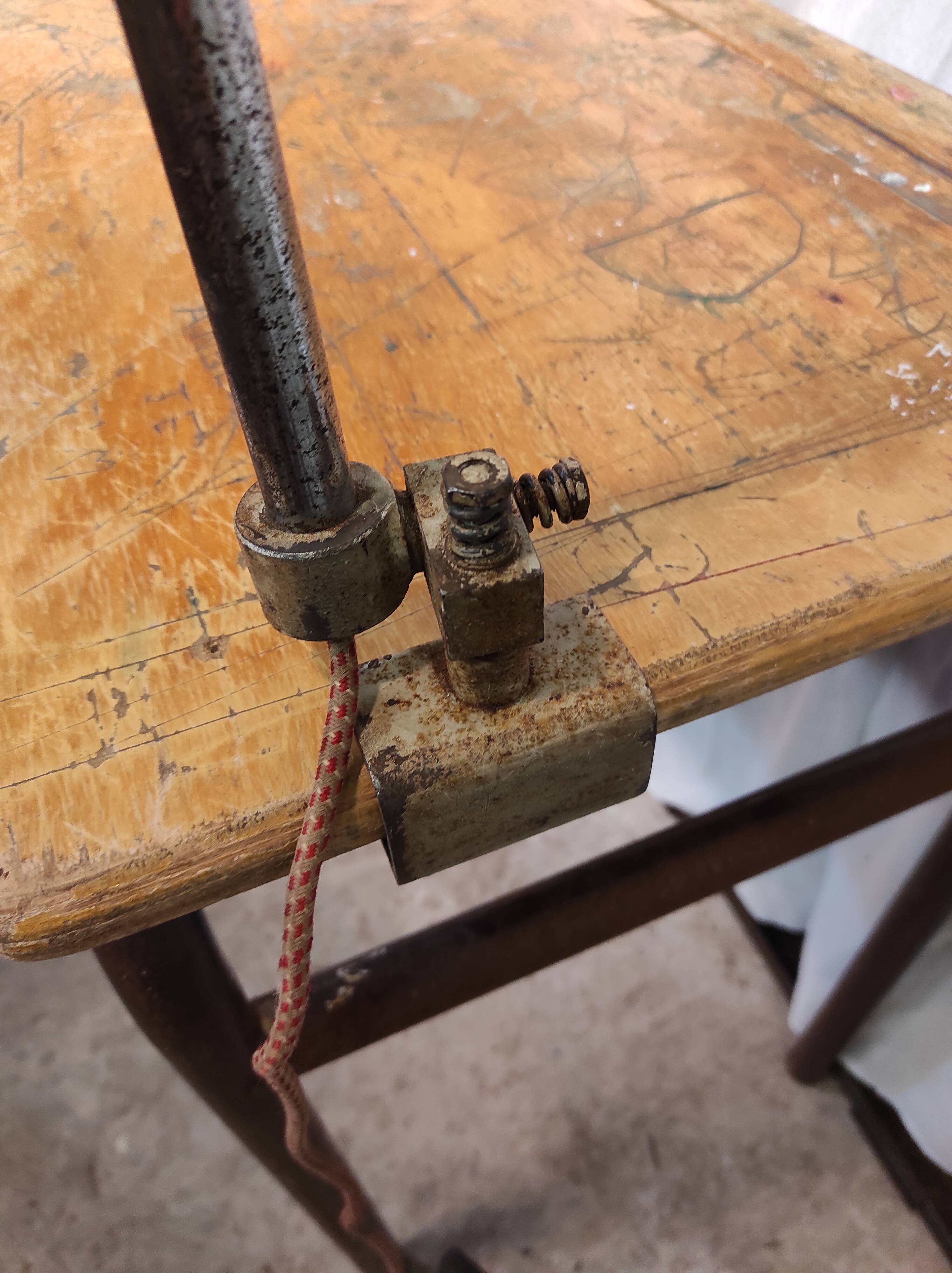 Workshop lamp ki-e-klair Alphonse Pinoit 1950