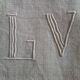 12 embroidered white napkins