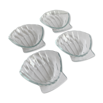 4 scallop cups