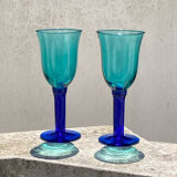 Two blown glasses