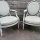 Paire de fauteuils de Style Louis XVI