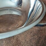 Set of 2 stainless steel salad bowls