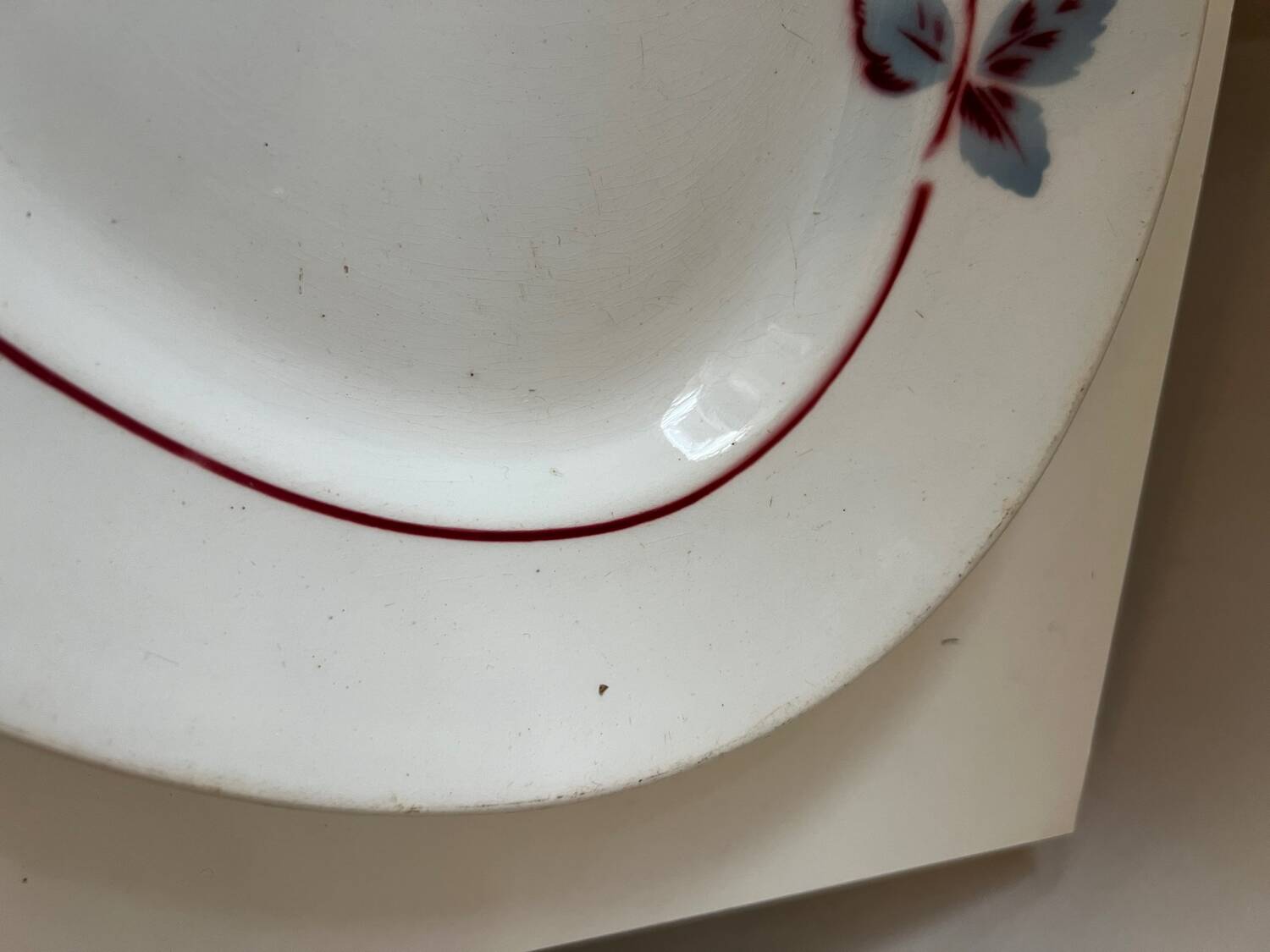 Badonviller oval serving platter, Monique roses pattern