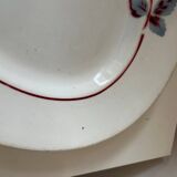 Badonviller oval serving platter, Monique roses pattern