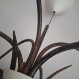Lustre araignée vintage, luminaire spoutnik ancien
