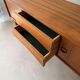Scandinavian teak sideboard 1960s compact Danish design cabinet