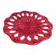 Cut-out ceramic basket plate