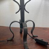Lampe à poser en fer forgé Brutaliste année 60