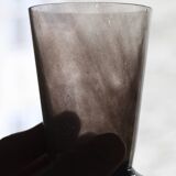 Daum bubble glass pitcher and its 4 glasses