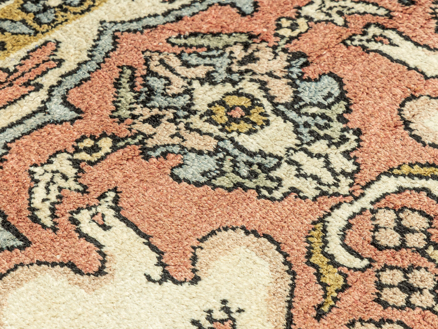 1960s cashmere carpet, 95 x 170