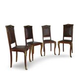 Italian art deco dining chairs 1920s