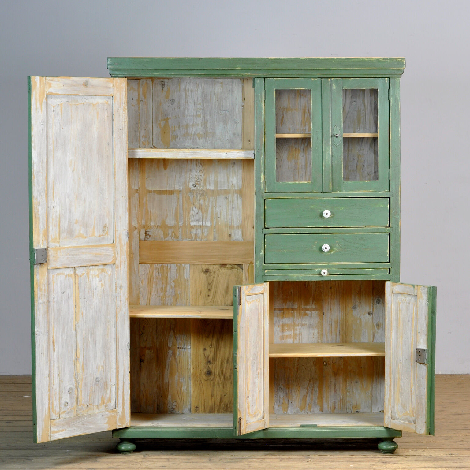 Pine Kitchen Cabinet, 1930's