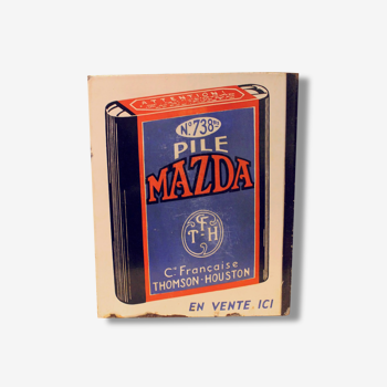 Plaque "Pile Mazda"