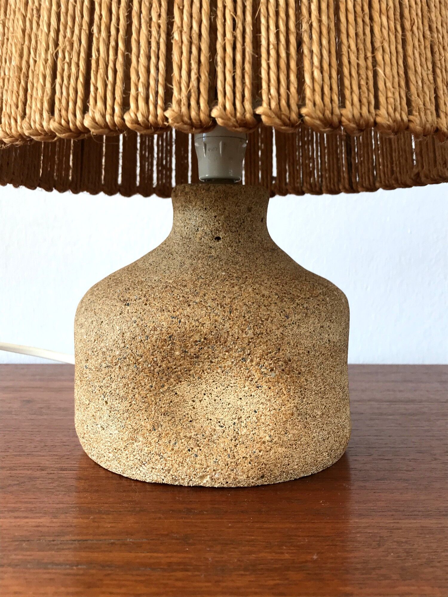 Vintage stone lamp 70s