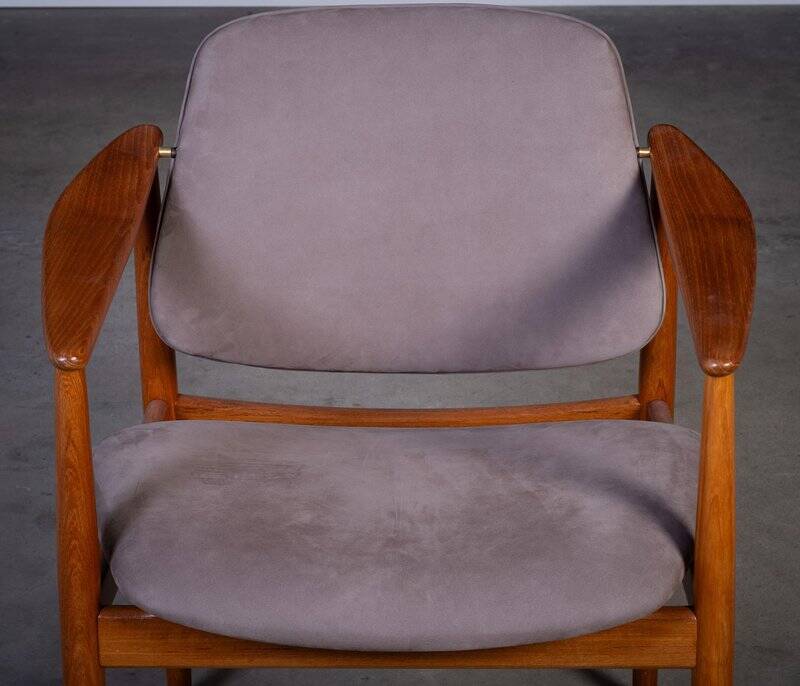Fauteuil en Teck, 1950s