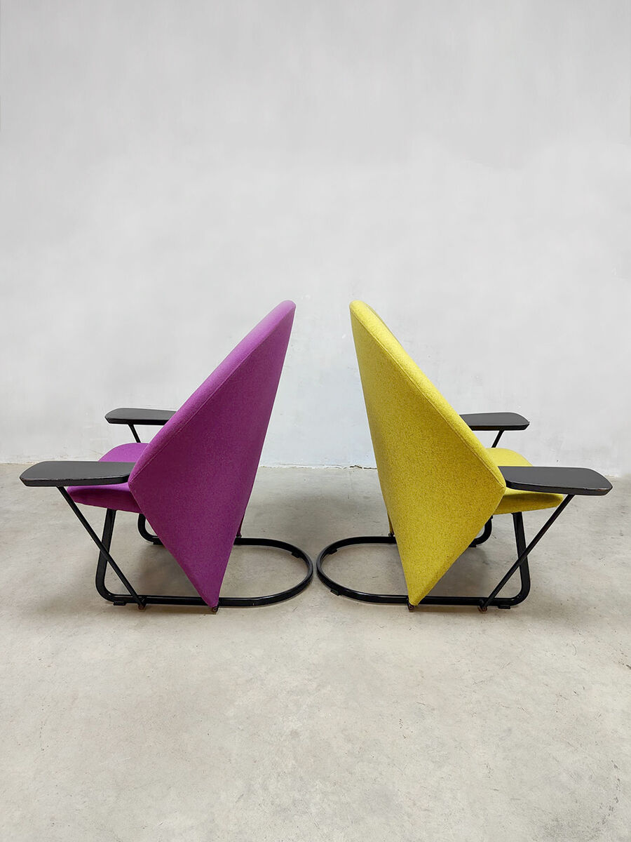 Vintage Dutch design Artifort armchair Floris van den Broecke easy chair 'Winner'