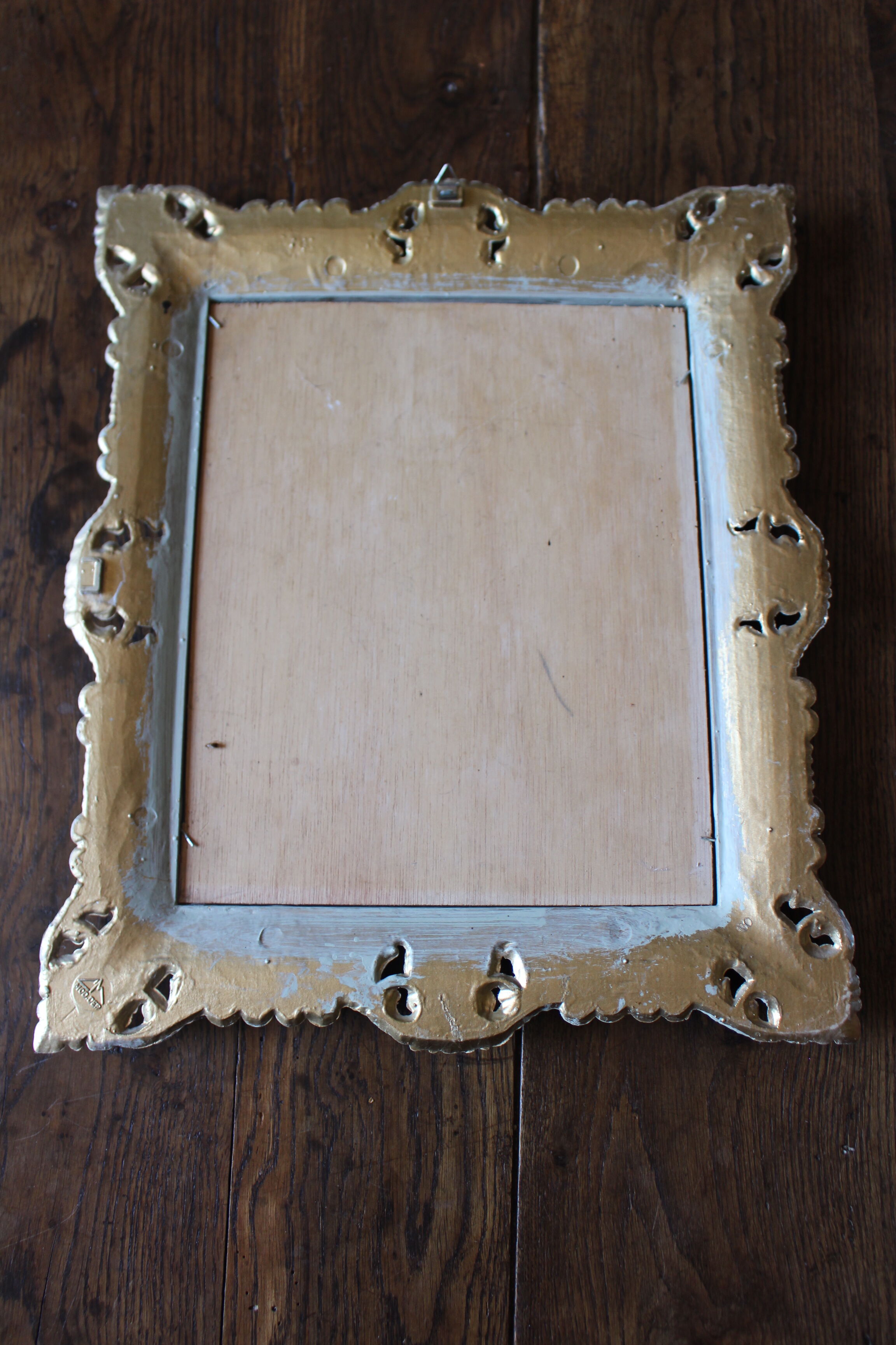 Baroque gilded mirror