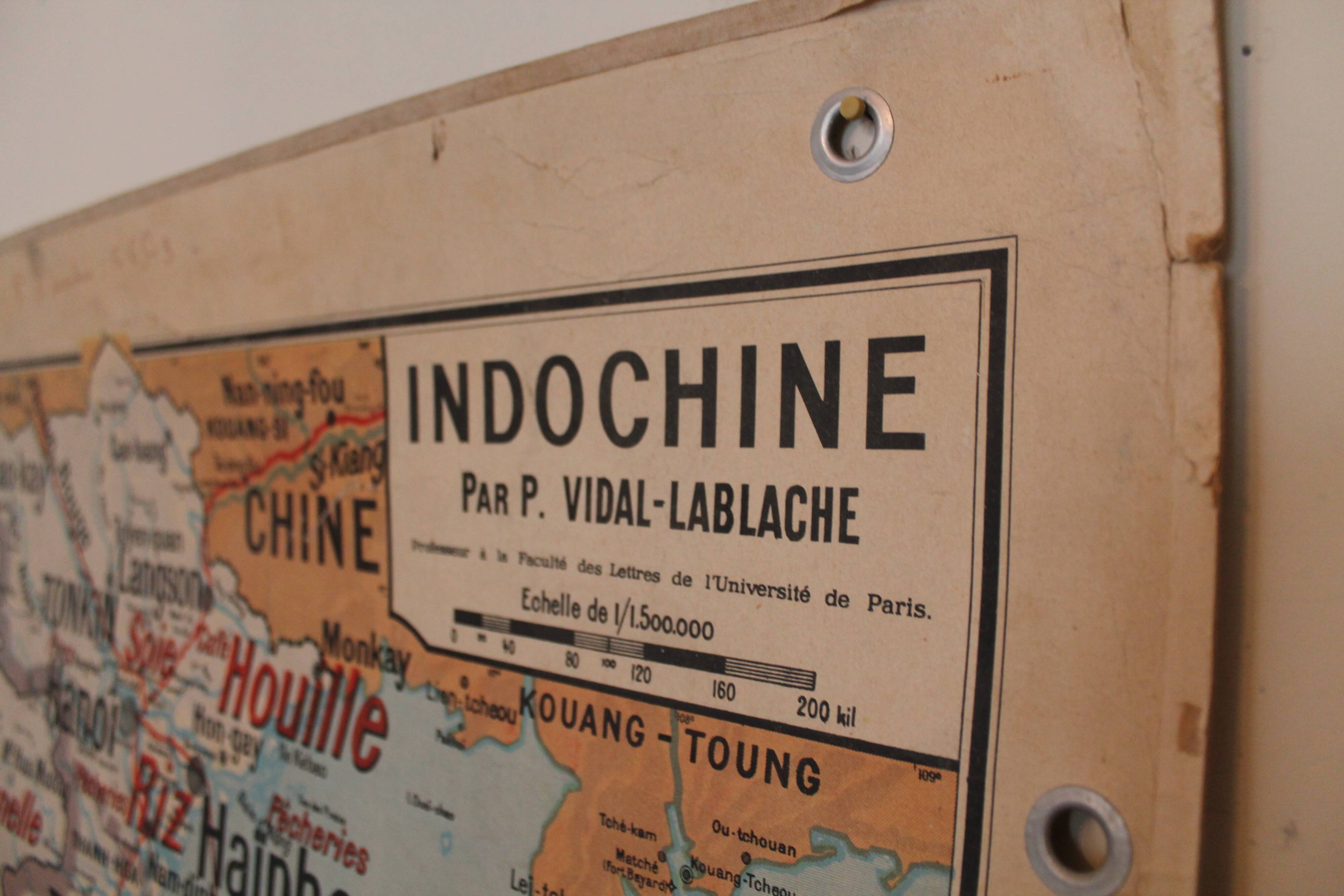 Old school map - Vidal Lablache No.36 bis