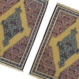 Pair of Yellow Kilims Handmade Persian Flatwoven Area Rugs- 81x115cm