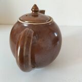 Small stoneware "selfish" teapot