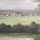 Old painting signed HST landscape dimension: height -33cm- width -41cm-